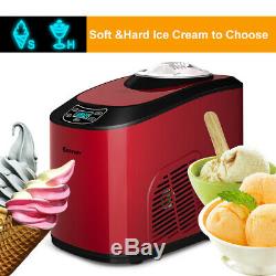 1.6 Quart Automatic Ice Cream Maker Frozen Dessert Machine LCD Digital Display