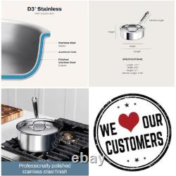 1 Quart Stainless Steel Sauce Pan Induction Compatible