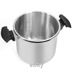 10 Quart Turbo Easy-Lock Lid Stovetop Pressure Cooker Induction Compatible 10QT