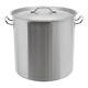 100 Quart Large Stock Pot Stainless Steel With Lid For Restaurant Kitchen Cooking