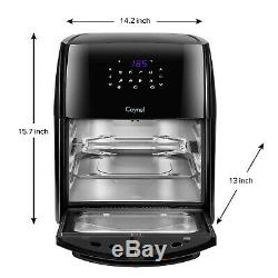 12.5 Quart Digital Air Fryer with Rotisserie, Dehydrator, Convection Oven 1700W