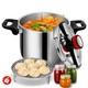 12.68 Quart Stainless Steel Pressure Cooker, Jumbo Large Capacity Stovetop Pr