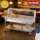 12-pan Commercial Electric Steam Table, 96 Quart Stainless Steel Food Warmer