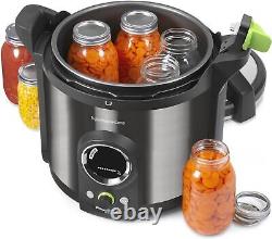 12 Quart Electric Pressure Canner Stainless Steel Home Canning Food Preservation