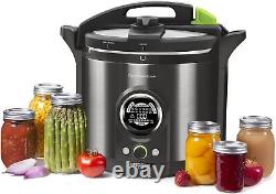 12 Quart Electric Pressure Canner Stainless Steel Home Canning Food Preservation