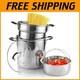 12 Quart Stainless Steel Pasta Cooker Set