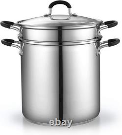 12 Quart Stainless Steel Pasta Cooker Set