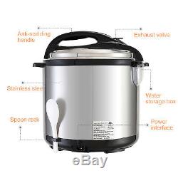 1200W Electric 8-Quart Pressure Cooker 10-in-1 Multi-Functional Slow Cook Pot
