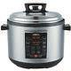 14-quart 12-in-1 Electric Programmable Pressure Cooker Stainless Steel