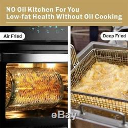 14 Quart Air Fryer Oven 1700W Air Fryer Oven with Rotisserie, Dehydrator Oven