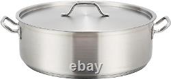 15 Quart Stainless Steel Brasier with Cover