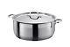 16.1 Quart Stainless Steel Stockpot Mirror Polished Soup Pot With Lid, Scratc
