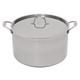 16 Quart Stock Pot W Lid 18/10 Professional Grade Tri-ply Stainless Steel S