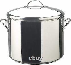 16 Quart Stockpots Stock Pasta Pots Home Kitchen Cookware Stainless Steel Silver