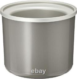 2 Quart Stainless Steel Freezer Bowl ICE-30RFB in Sleek Silver