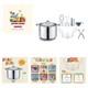 20 Quart Stainless Steel Canning Pot Set. Includes Canning Rack, Tongs, Jar L