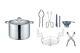 20 Quart Stainless Steel Canning Pot Set. Includes Canning Rack, Tongs, Jar L