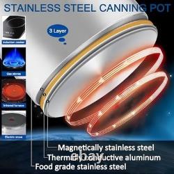 20 Quart Stainless Steel Canning Pot with Rack, Jars, Lifter Tongs & Pickling Ki 20 Quart Stainless Steel Canning Pot with Rack, Jars, Lifter Tongs & Pickling Ki