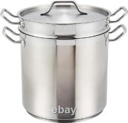 20 Quart Stainless Steel Steamer & Pasta Cooker Durable & Versatile Cookware