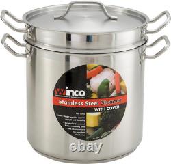 20 Quart Stainless Steel Steamer & Pasta Cooker Durable & Versatile Cookware