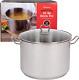 20 Quart Stock Pot With Lid 18/10 Professional Grade Tri-ply Stainless Steel S