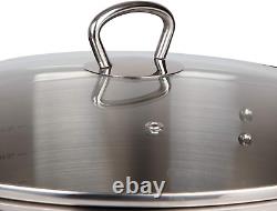 20 Quart Stockpot- 18/10 Premium Quality Tri-Ply Stainless Steel Stock Pot- Comm