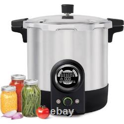 23-Quart Digital Pressure Canner with Stainless Steel Inner Pot, 2 Racks, 5