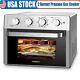 24 Quart 7 In 1 Air Fryer Toaster Oven Family Convection Oven Stainless Steel