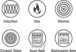 3-Quart Stainless Steel Saute Pan with Lid, Tri-Ply, NSF Certified