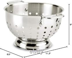 3 Quart Stainless Steel Strainer with Handle