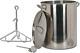 30-quart Stainless Steel Turkey Pot With Lid & Accessories For Outdoor Cooking