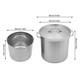 33/52 Quart Stock Pot Stainless Steel Large Kitchen Soup Big Cooking Restaurant