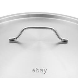 33/52 Quart Stock Pot Stainless Steel Large Kitchen Soup Big Cooking Restaurant