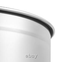 35L/30 Quart Stock Pot with Lid Stainless Steel Large Kitchen Soup Big Cooking