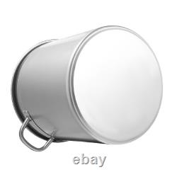 35L/30 Quart Stock Pot with Lid Stainless Steel Large Kitchen Soup Big Cooking