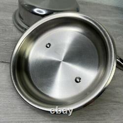 360 Cookware Stainless 1 Quart Saucepan with Cover Lid By Americraft