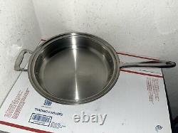 360 Cookware Stainless Steel 3.5 Quart Sauté Pan Without Lid