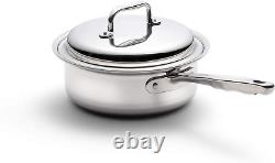 360 Sauce Pan 2 Quart, Stainless Steel Cookware, Hand Crafted in the United Stat