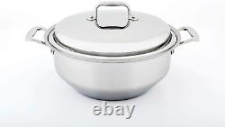 360 Stock Pot 6 Quart Gourmet, Stainless Steel Cookware, Hand Crafted in the Uni