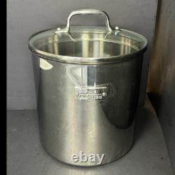 3All Clad Stainless Steel canisters Glass Lids TIGHT seal 3 4 5 Quart VGUC