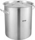 42 Quart Stainless Steel Stockpot With Lid & Strainer For Large Groups