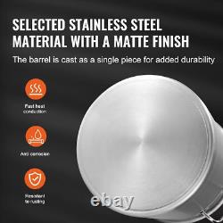 42 Quart Stainless Steel Stockpot with Lid & Strainer for Large Groups