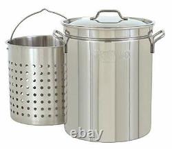 44 quart Stainless Steel Cooker Kit For Steaming Boiling Or Brewing