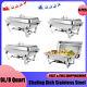 4pack 8 Quart Stainless Steel Rectangular Chafing Dish Full Size Buffet Catering