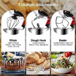 5.5-Quart Food Stand Mixer 550W 8-Speed Stainless Steel Bowl/Dough Hook/Beater