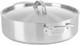 5-ply Casserole Pot With Lid, 6.4 Quart Stainless Steel Cooking Pan, Dishwasher