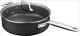 5 Quart Saute Pan With Lid, Stay-cool Handle, Smooth Bottom, Burnt Also Nonstick