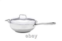 5 Quart Stainless-Steel Wok