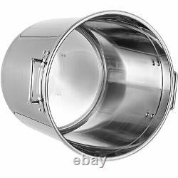 53 Quart Stainless Steel Stock Pot Cooking 13 Gallon Kitchen Soup Pot with Lid