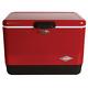 54-quart Steel Belted Cooler Rust-resistant Stainless Steel Hardware Red